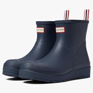 Hunter Short Navy Rain Boots